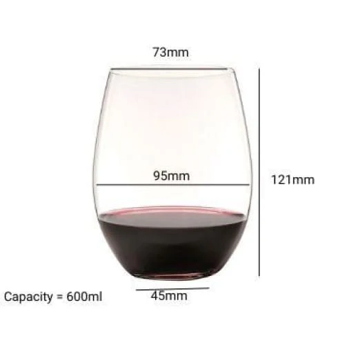 Riedel O Wine Tumbler Cabernet / Merlot Glasses - Image 6