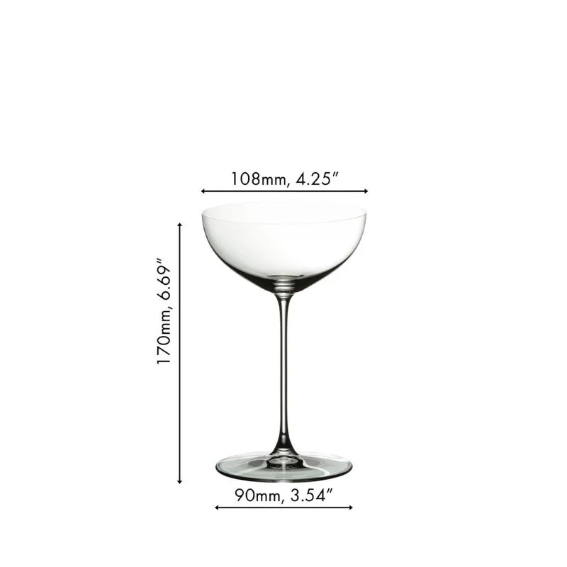 Riedel Veritas Moscato / Coupe Glasses (Pair) - Image 4