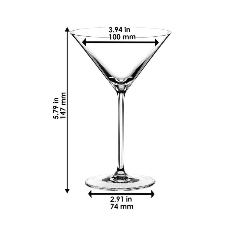 Riedel Vinum Martini Glasses (Pair) - Image 4